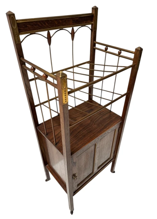 Arts & Crafts Art Nouveau Magazine Stand by Meubelmagazijn Rembrandt Amsterdam